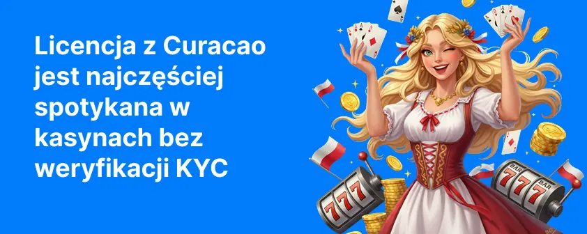 licencja z curacao jest najczęściej spotykana