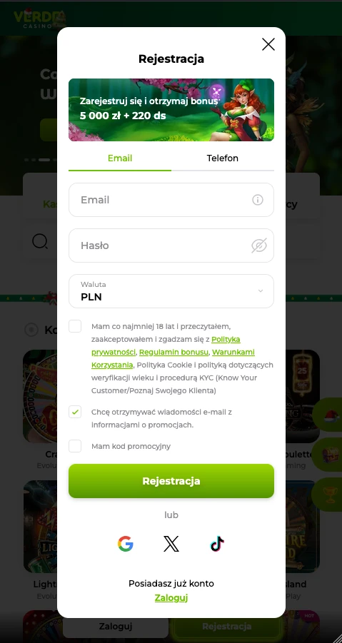 Verde_casino_rejestracja
