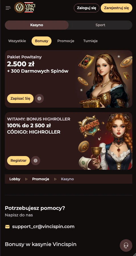 Vincispin_casino_promocje
