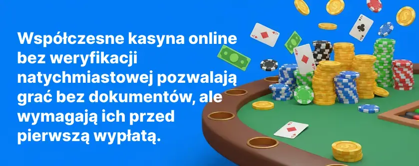 Współczesne kasyna online bez weryfikacji